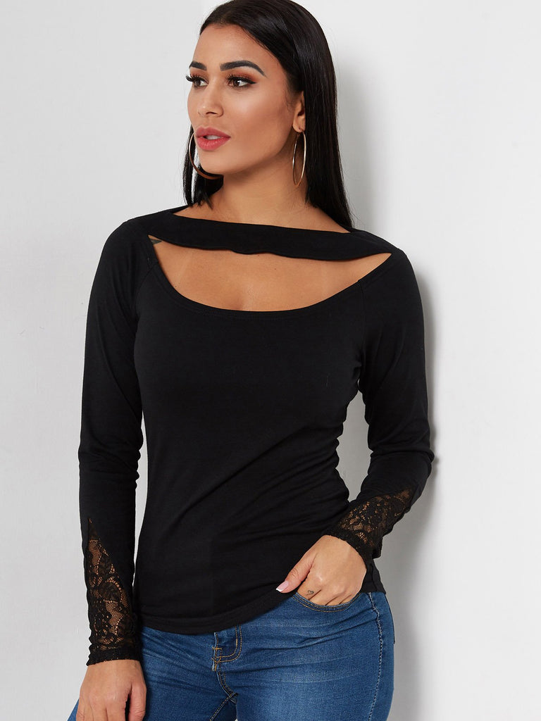 Ladies Black T-Shirts