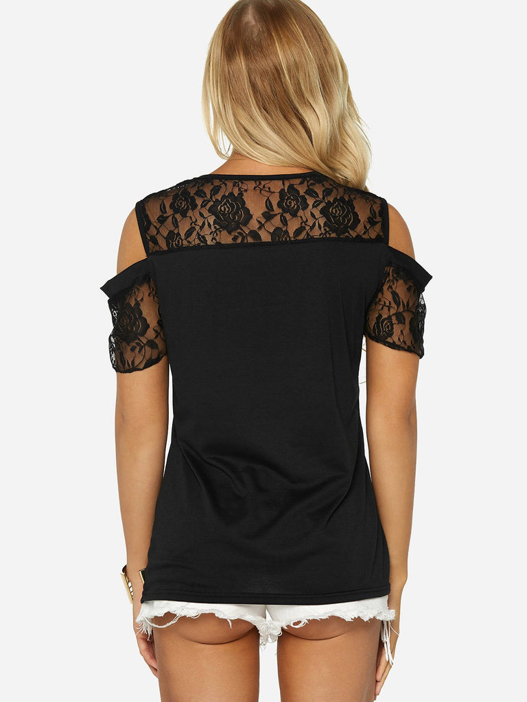 Womens Black T-Shirts