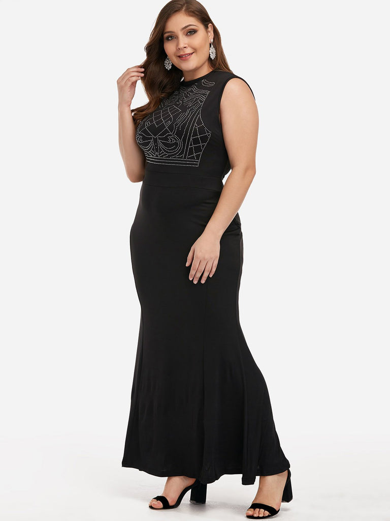 Ladies Black Plus Size Dresses