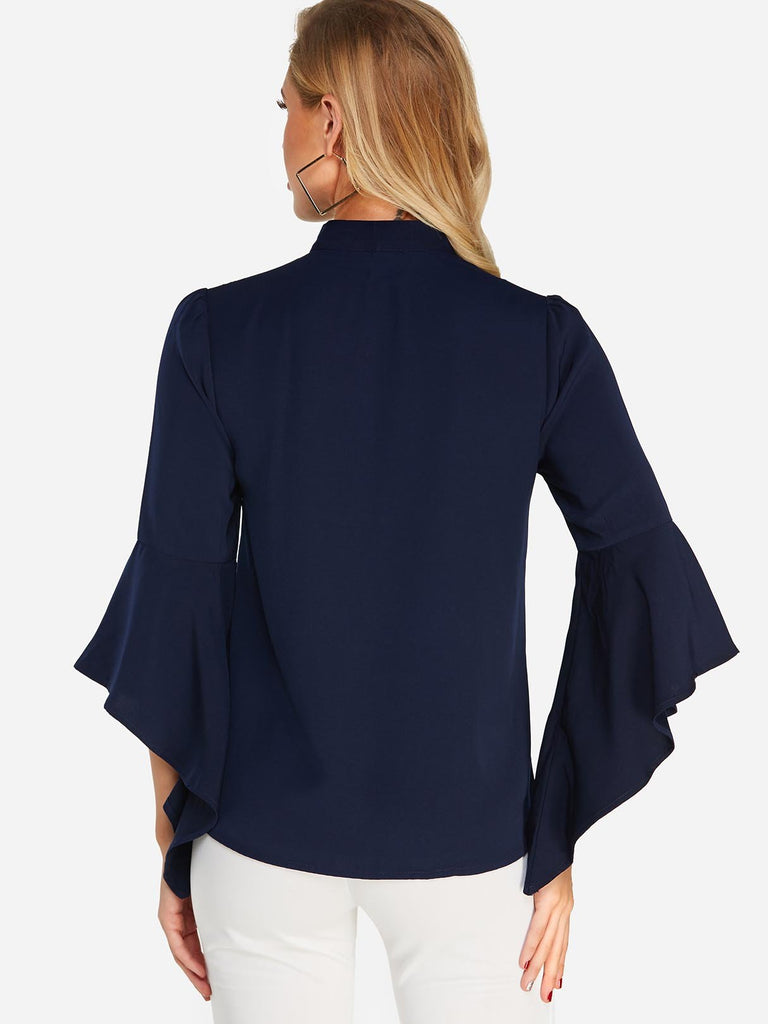 Womens Navy Blouses