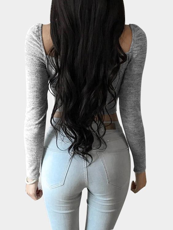 Womens Grey T-Shirts