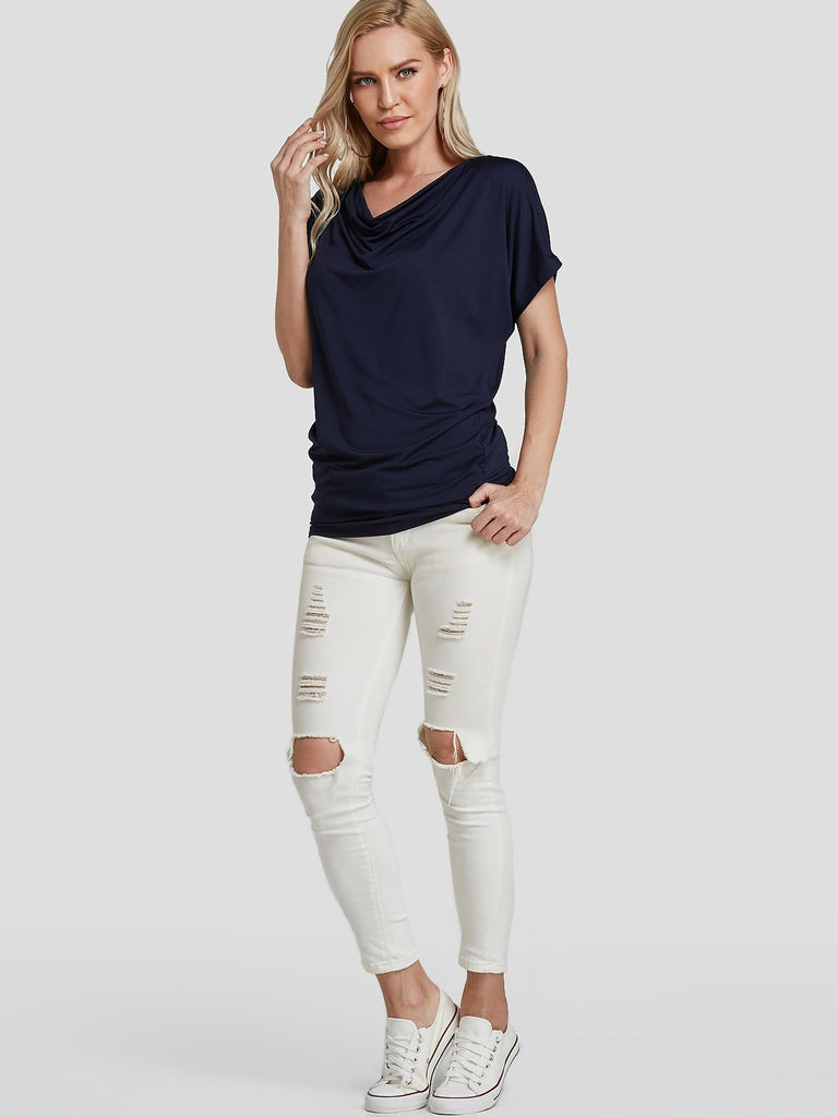 Womens Navy T-Shirts