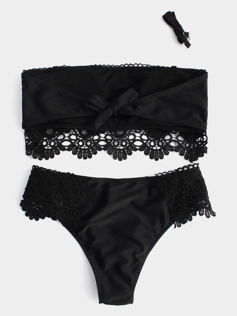Womens Black Bikinis