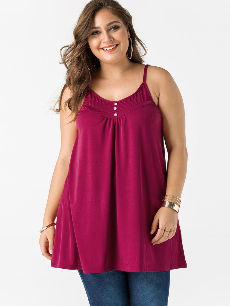 Ladies Sky Blue Plus Size Tops
