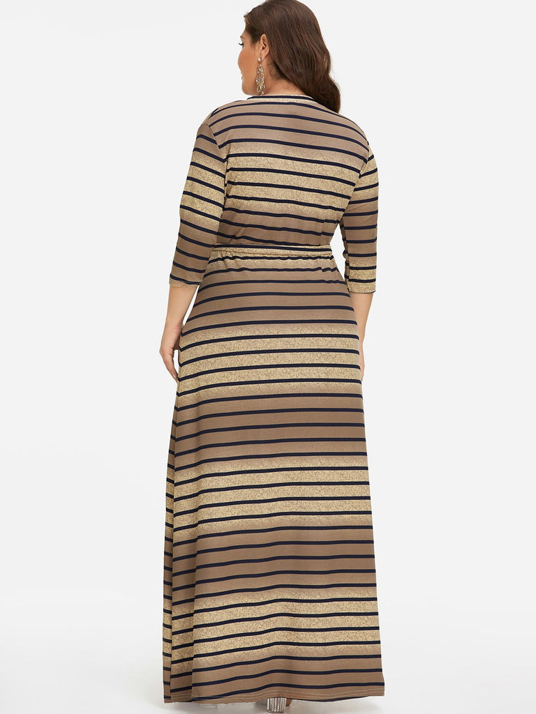 Womens Khaki Plus Size Dresses