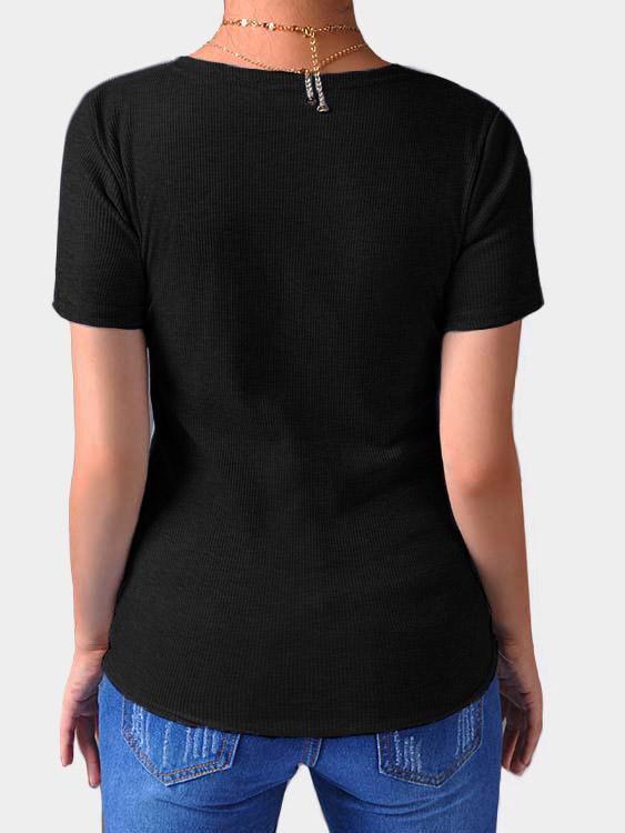 Womens Black T-Shirts