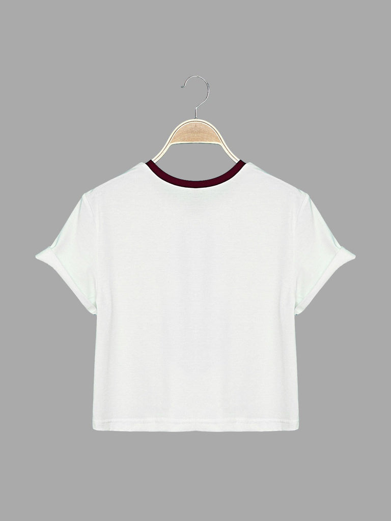 Womens White T-Shirts