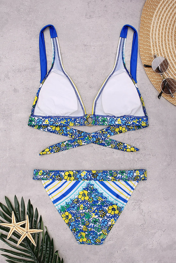 Royal Blue Bikini Top