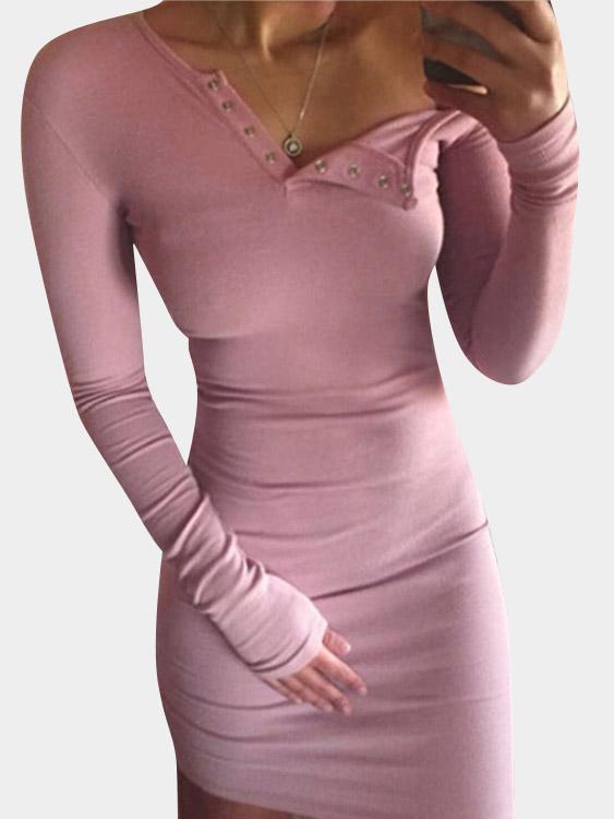 Womens Pink Mini Dresses