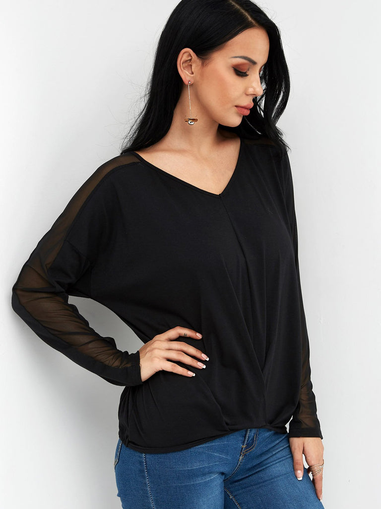 Ladies Black Blouses