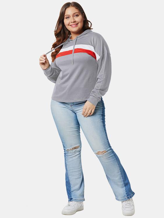Womens Long Sleeve Plus Size Tops