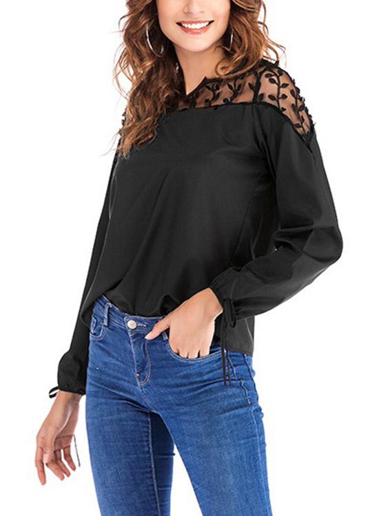 Ladies Black Blouses