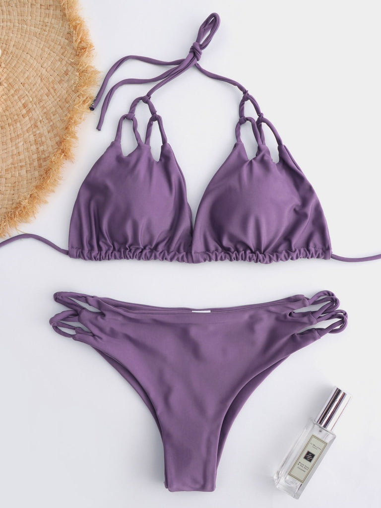 Pink Wrap Bikinis
