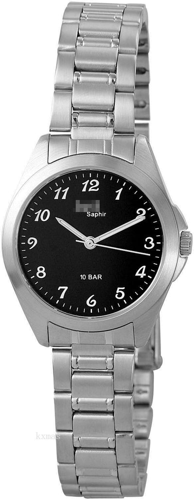 Quality Elegance Stainless Steel Wristwatch Band 48-S41178-BK_K0006795