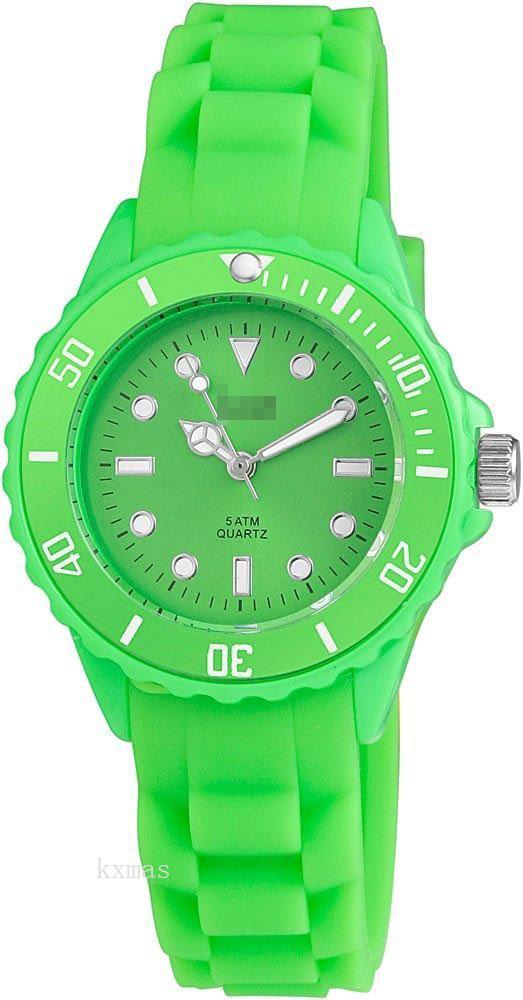 Quality Luxury Silicone 16 mm Wristwatch Band 48-S5459-GR_K0006724