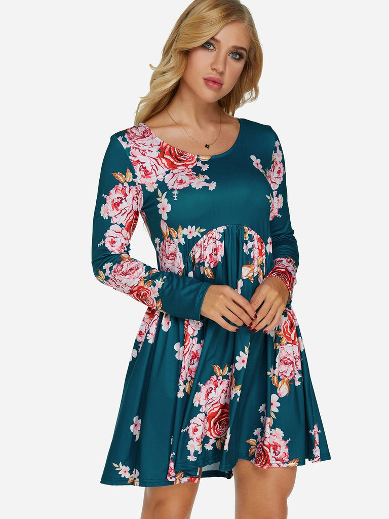 Ladies Floral Floral Dresses