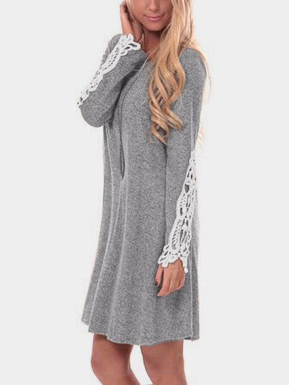 Ladies Grey Mini Dresses
