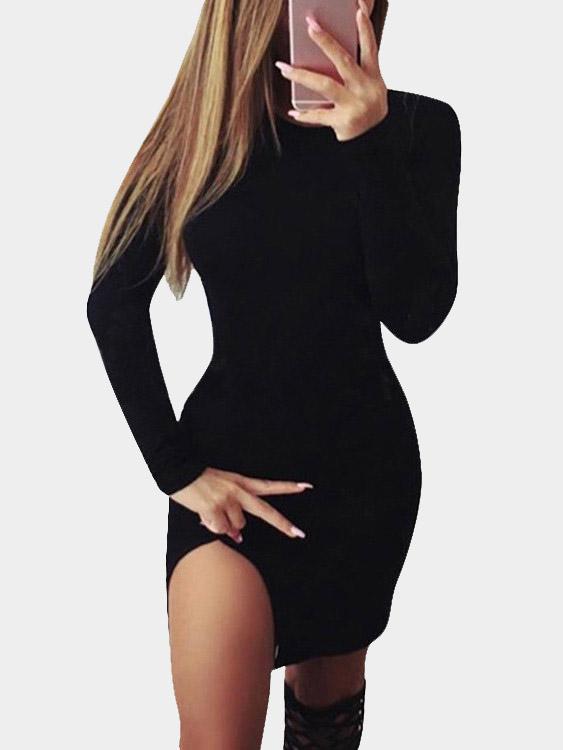 Womens Black Bodycon Dresses