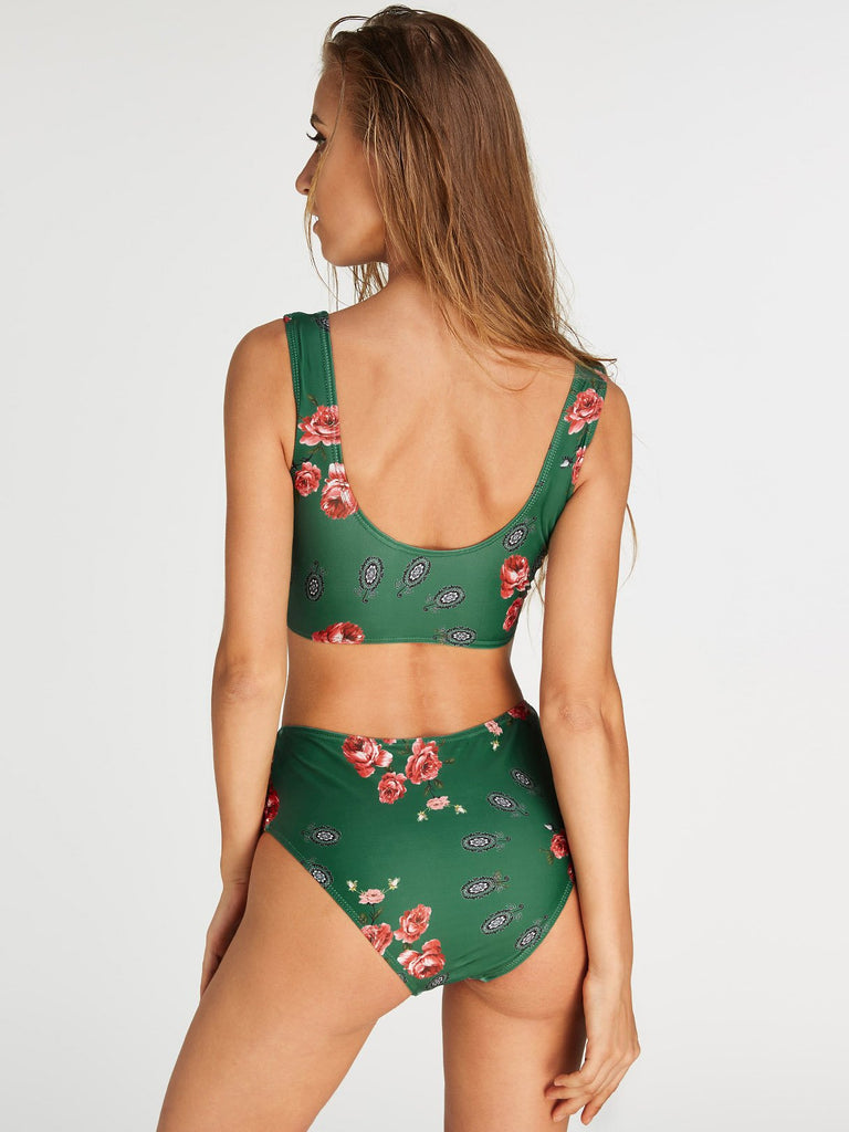 Womens Green Bikinis