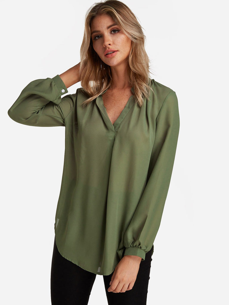 Womens Long Sleeve Blouses