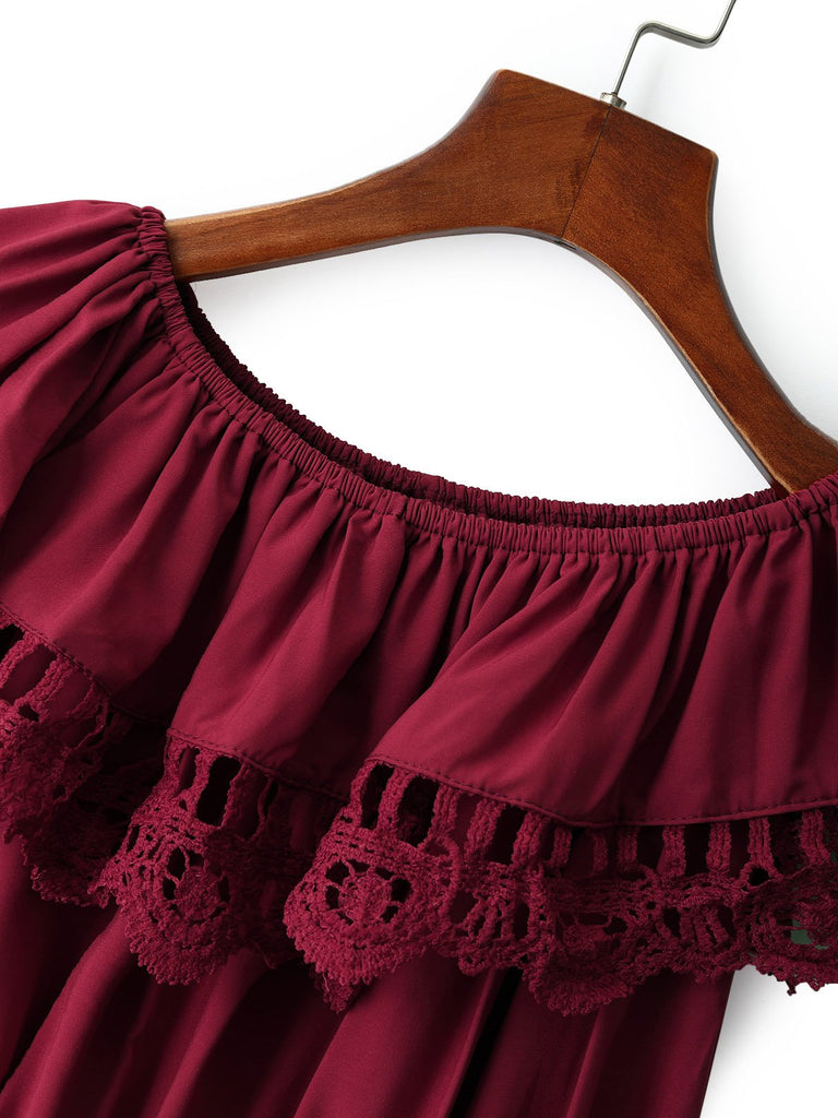 Ladies Short Sleeve Mini Dress