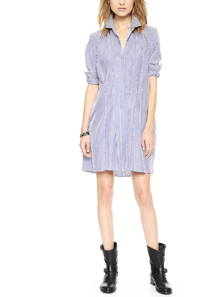 Ladies Long Sleeve Shirt Dress