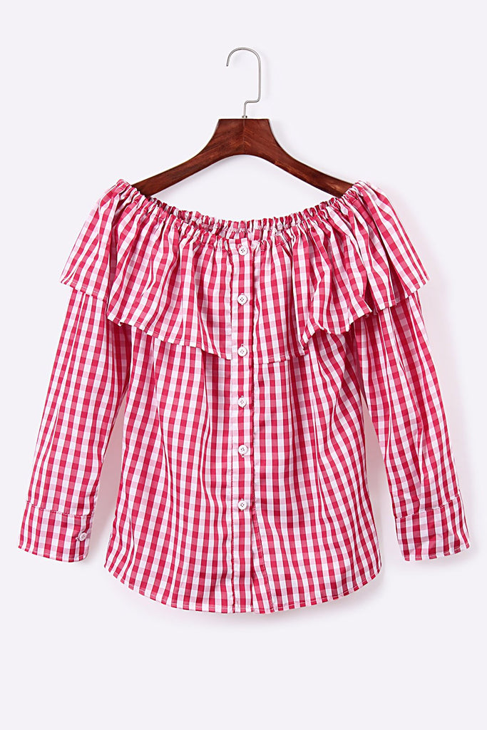 Womens Red Blouses