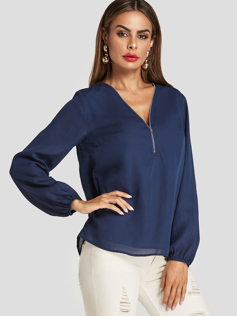 Ladies Long Sleeve Blouses