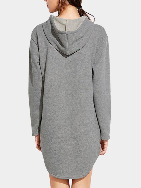 Womens Grey Casual Dresses