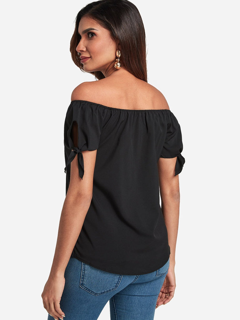Dressy White Blouses Short Sleeve