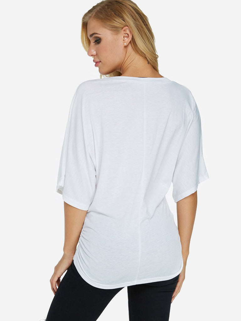 Womens White T-Shirts