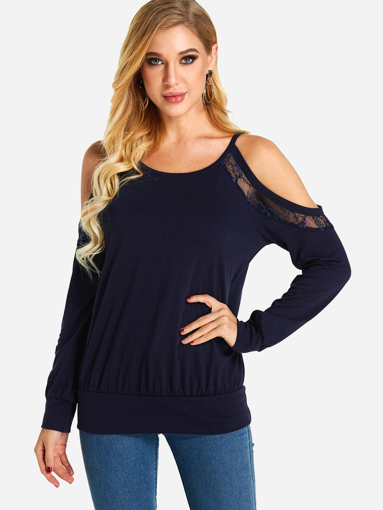 Womens Navy T-Shirts