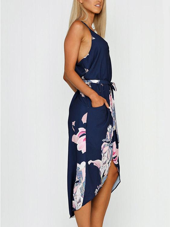 Ladies Dark Floral Dresses