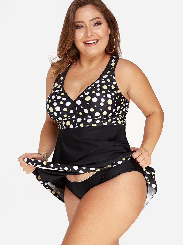 Womens Sleeveless Plus Size Swimwear