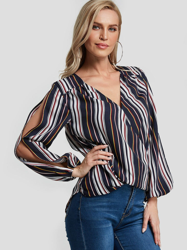 Ladies Striped Blouses