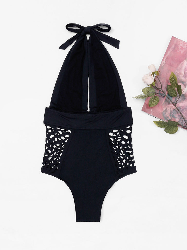 Womens Black One-Pieces