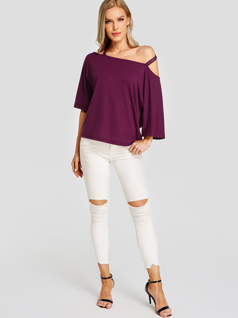 Womens Purple T-Shirts