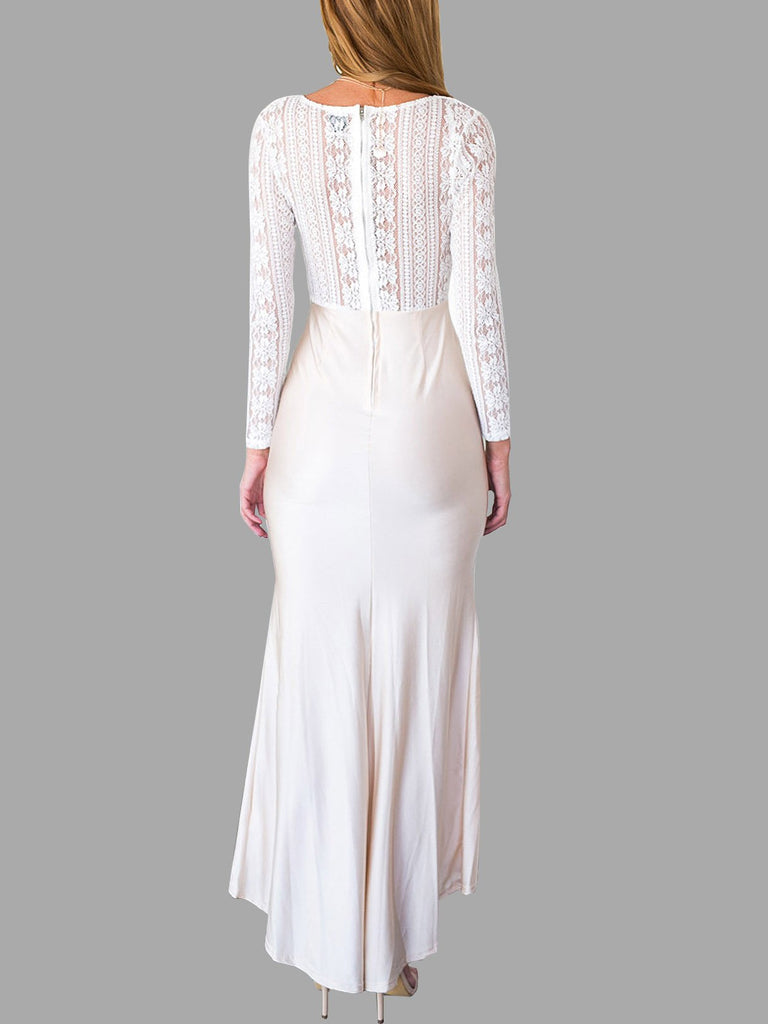 Womens White Maxi Dresses