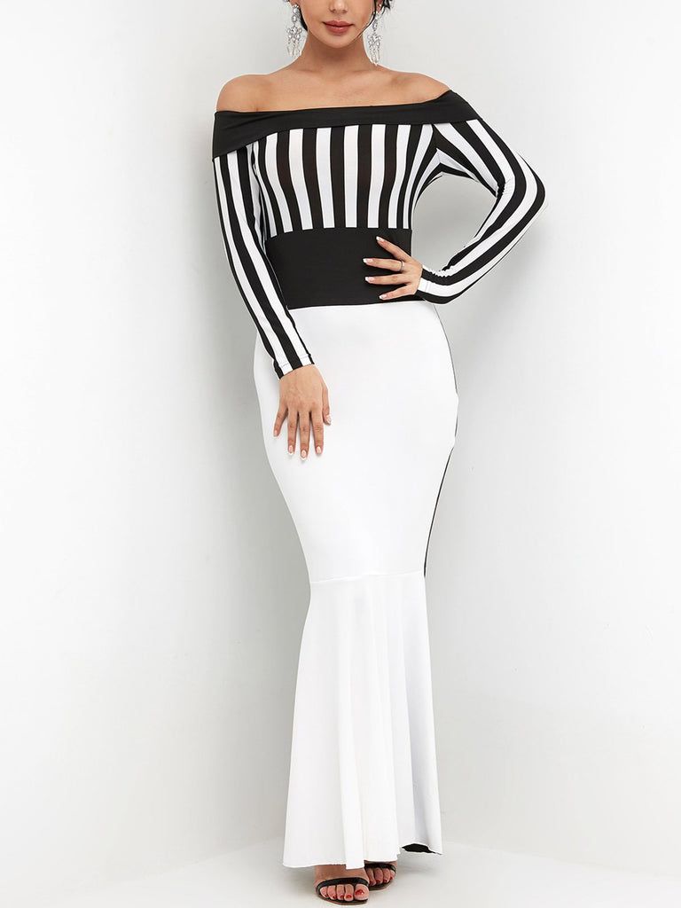 Ladies Long Sleeve Maxi Dress