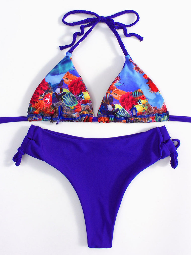 Womens Royal Bikinis