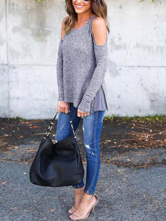 Ladies Grey T-Shirts