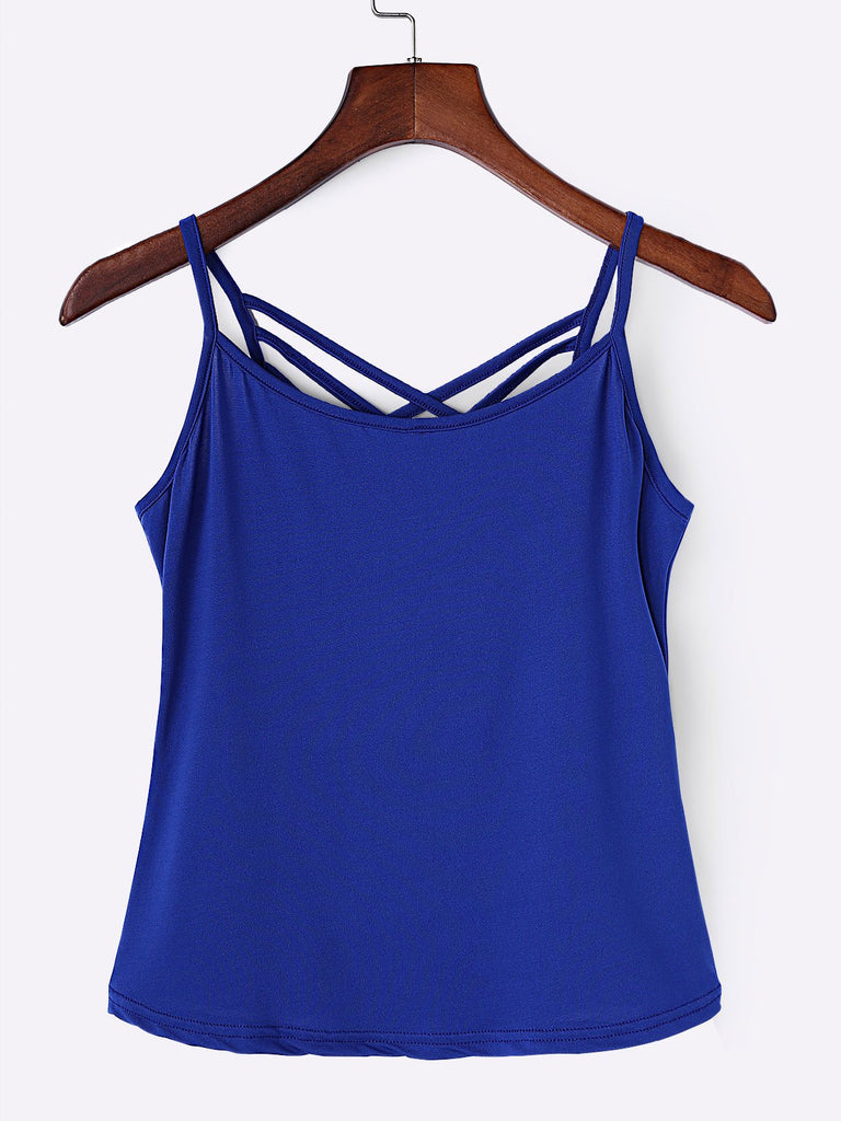 Womens Blue Camis
