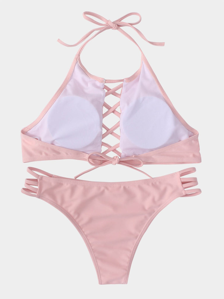 Womens Burgundy Bikinis