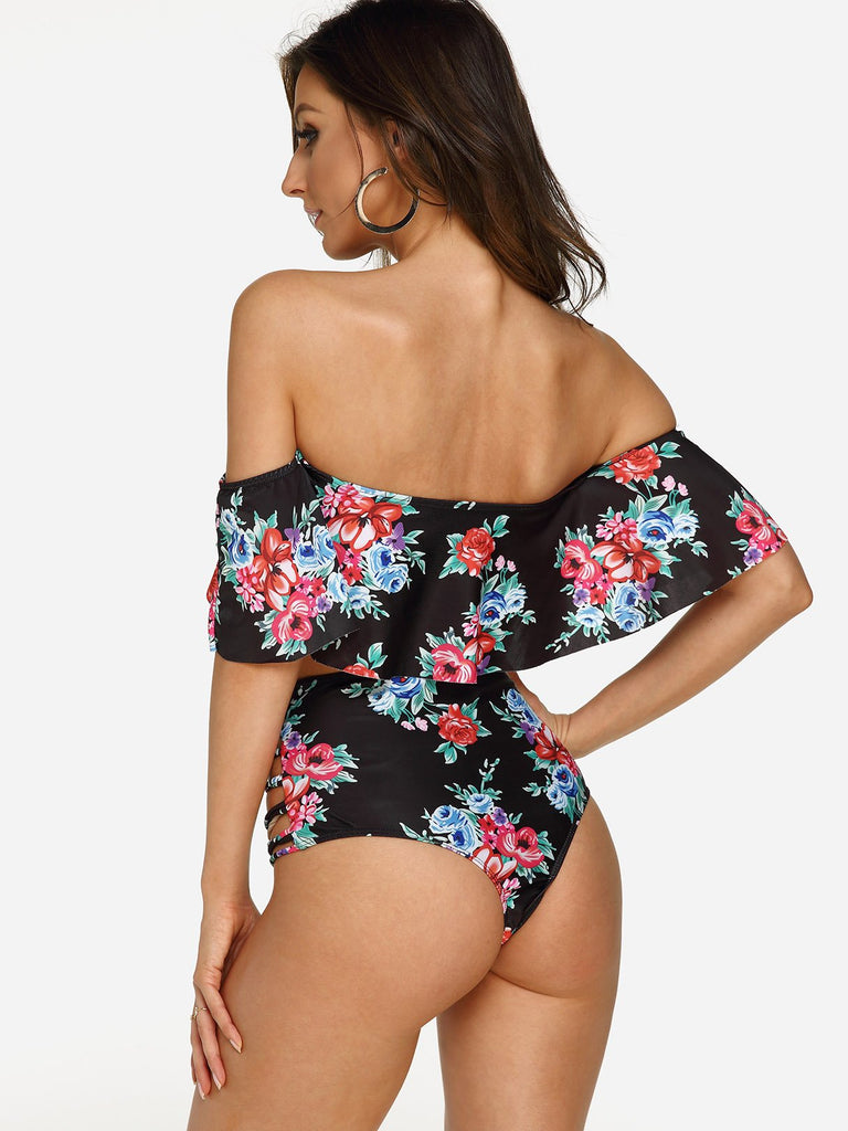 Womens Floral Print Bikinis