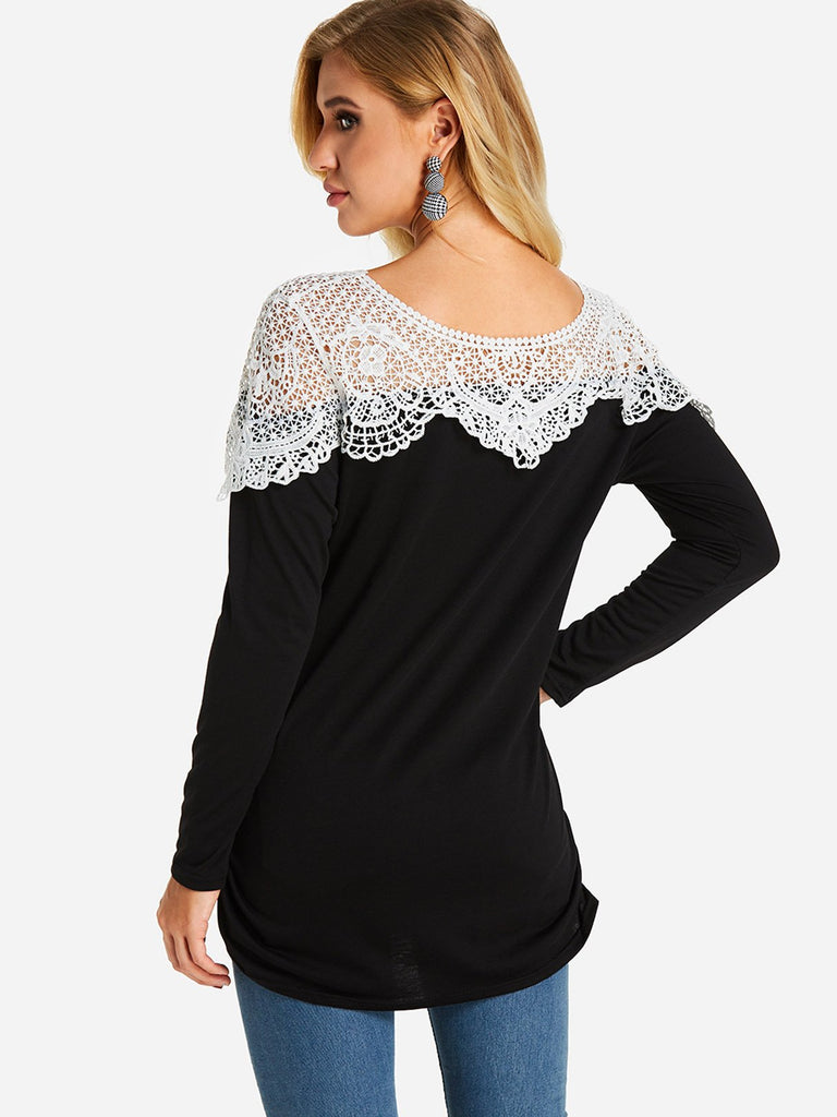 Womens Black T-Shirts