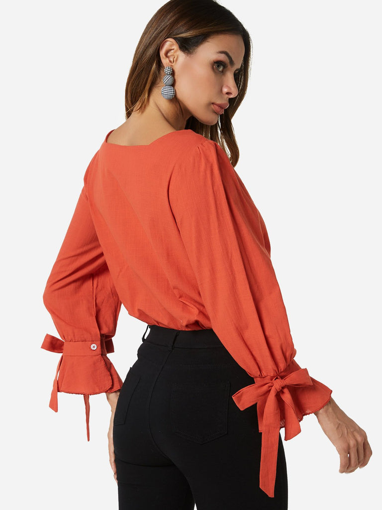 Womens Rust Blouses