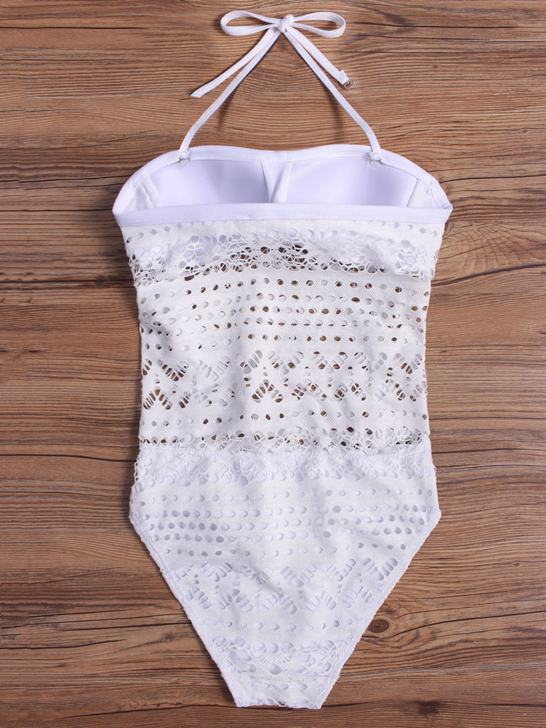 Womens White One-Pieces
