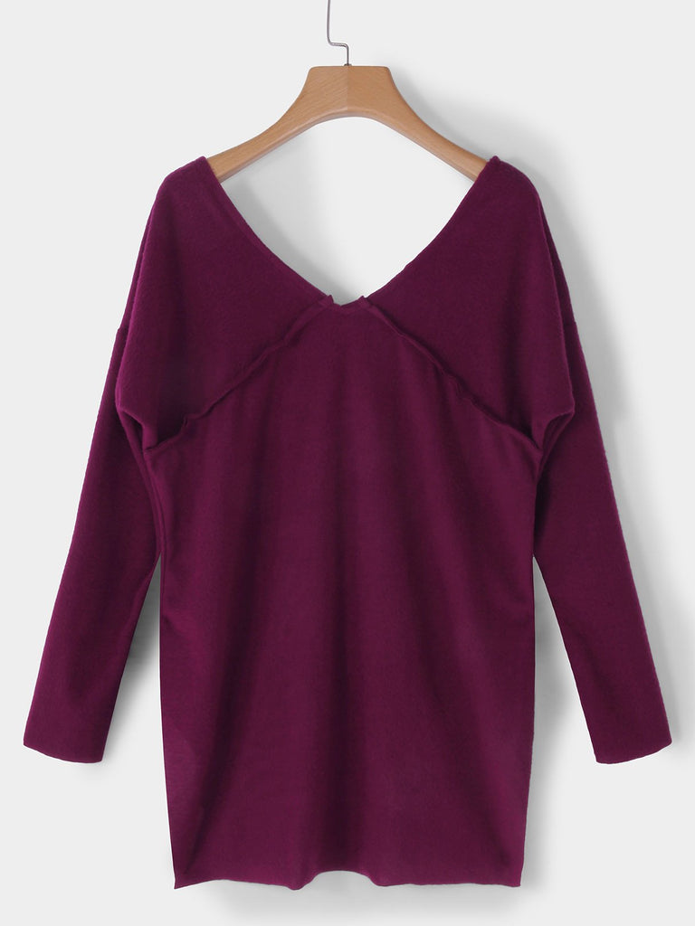 Womens Burgundy T-Shirts