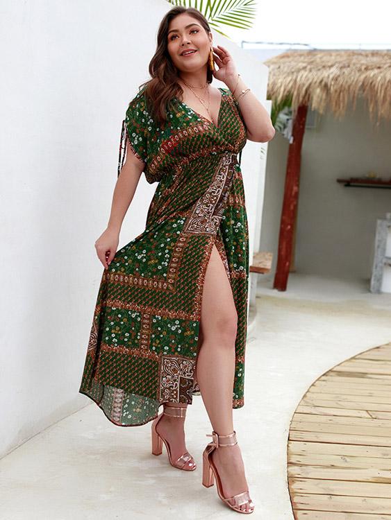 Print Dresses Plus Size