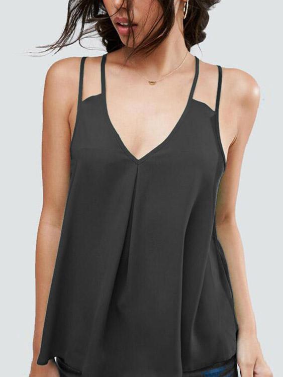 Ladies Black Camis